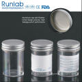 FDA Registered and Ce Approved 60ml Sample Containers with Metal Cap
